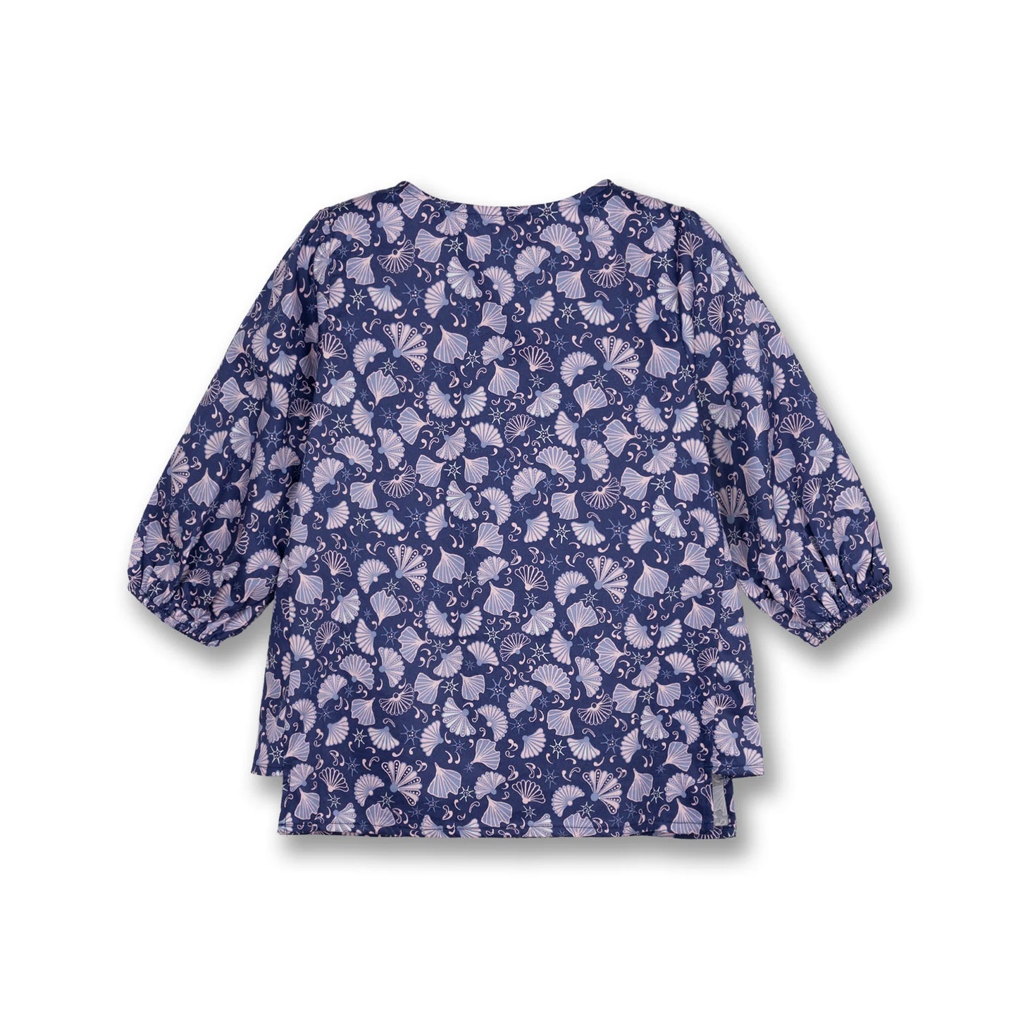 Poney Girls Navy Long Sleeve Blouse