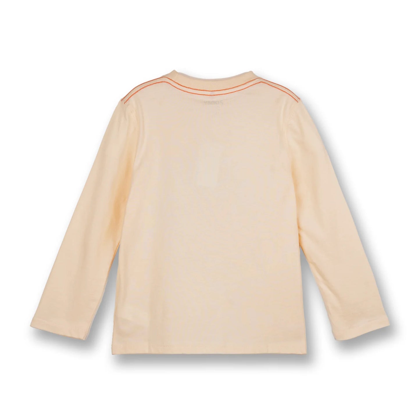 Poney Boys Beige To The Beach Long Sleeve Tee