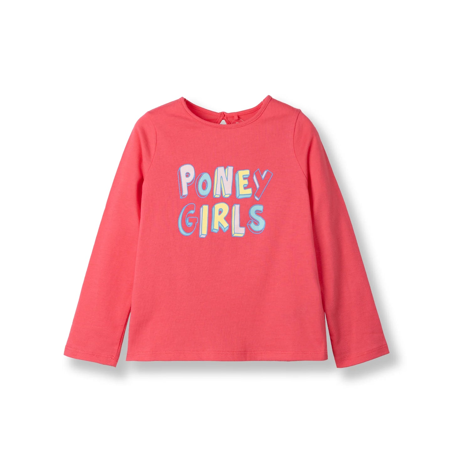Poney Girls Fuchsia Long Sleeve Tee
