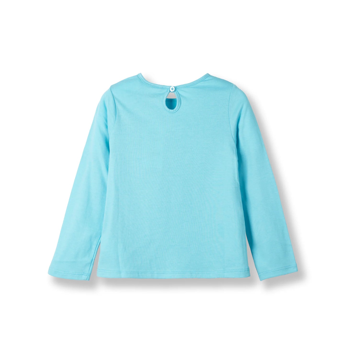 Poney Girls Turqoise Graceful Unicorn Long Sleeve Tee