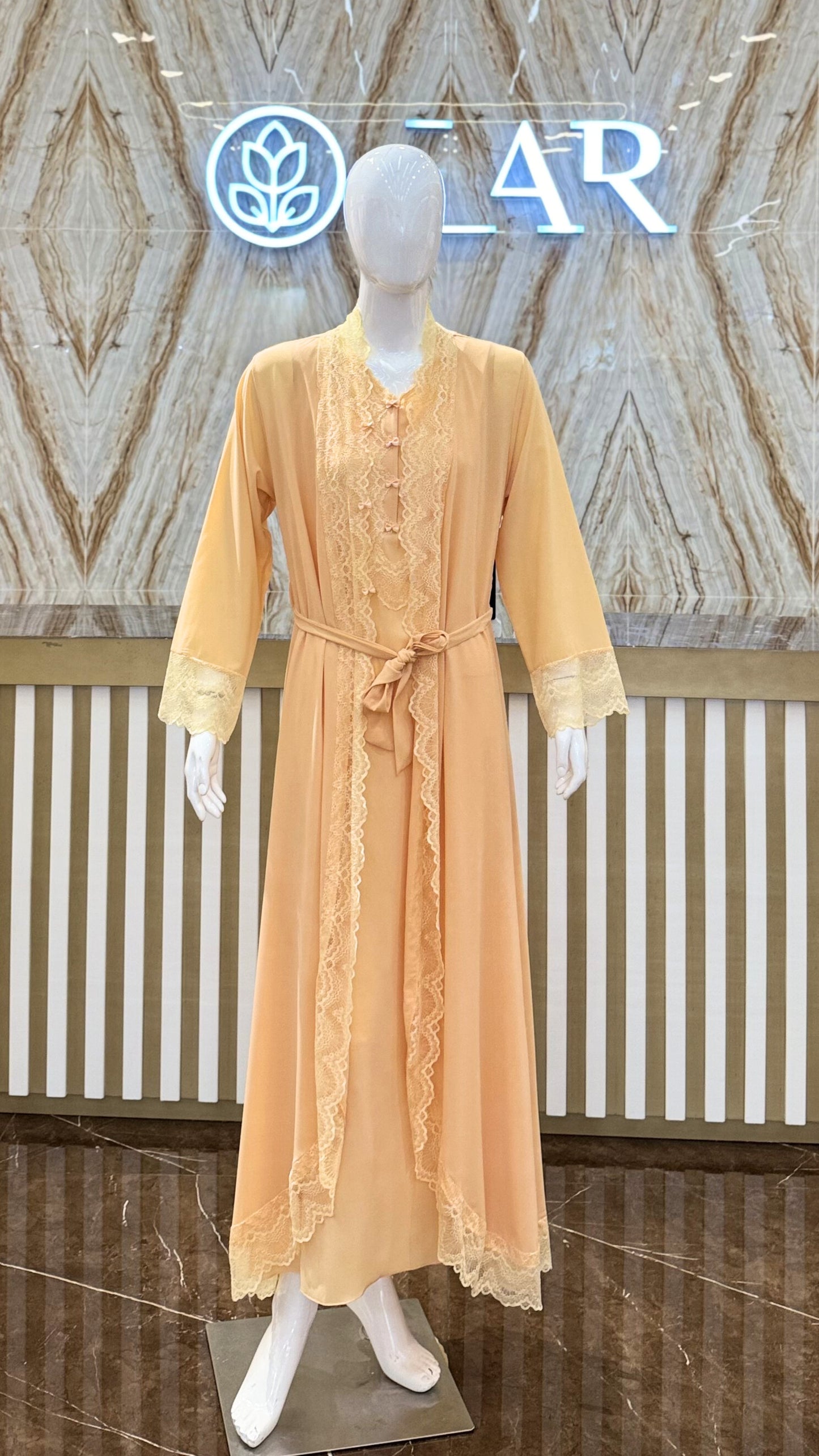 2PC. SET JALABIYA 42330 ORANGE