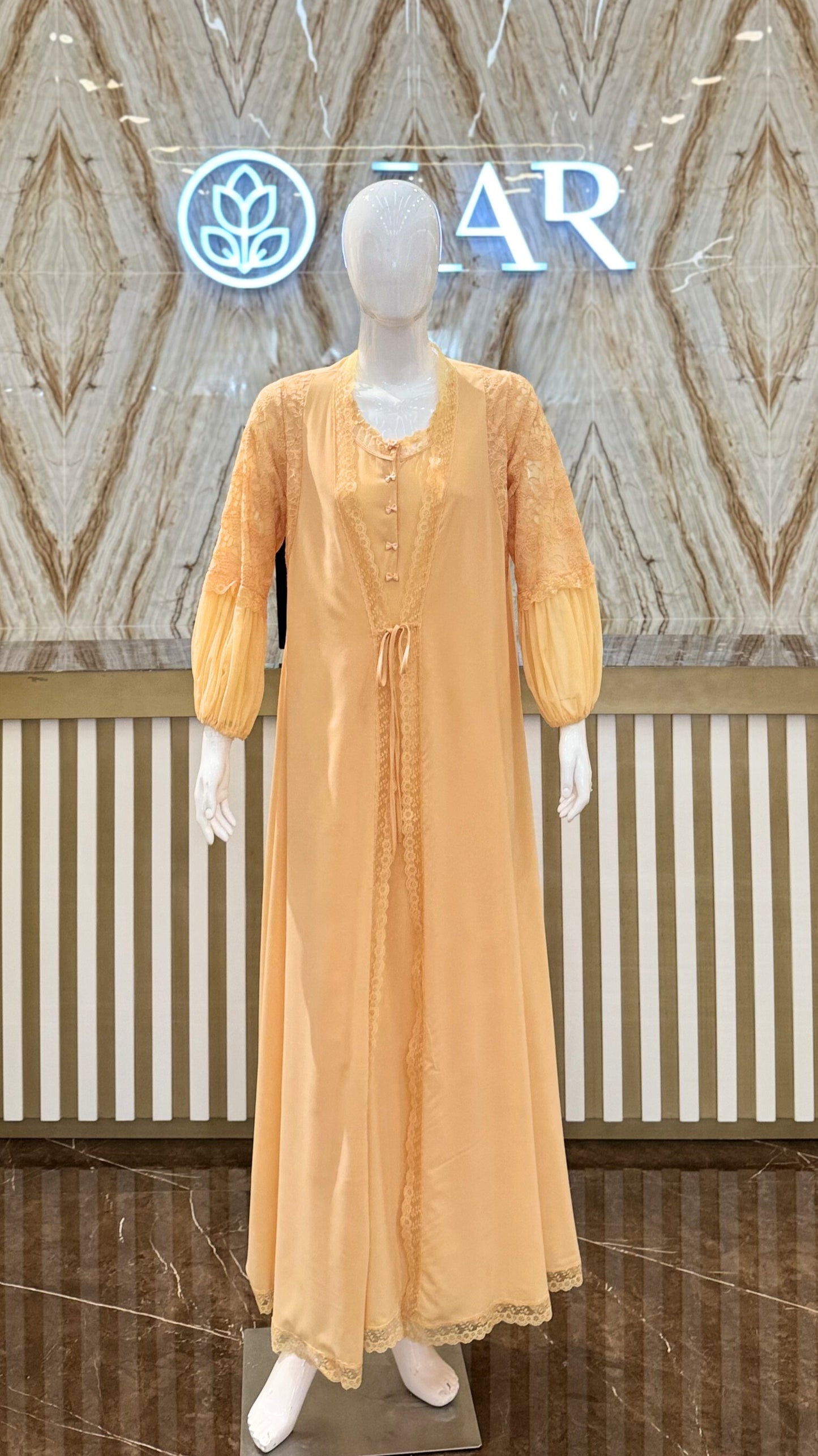 2PC. SET JALABIYA 42333 Orange