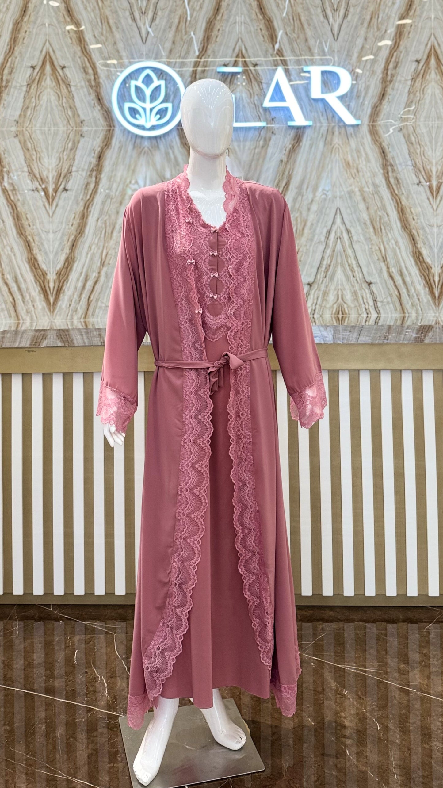 2PC. SET JALABIYA 42330 D.Rose