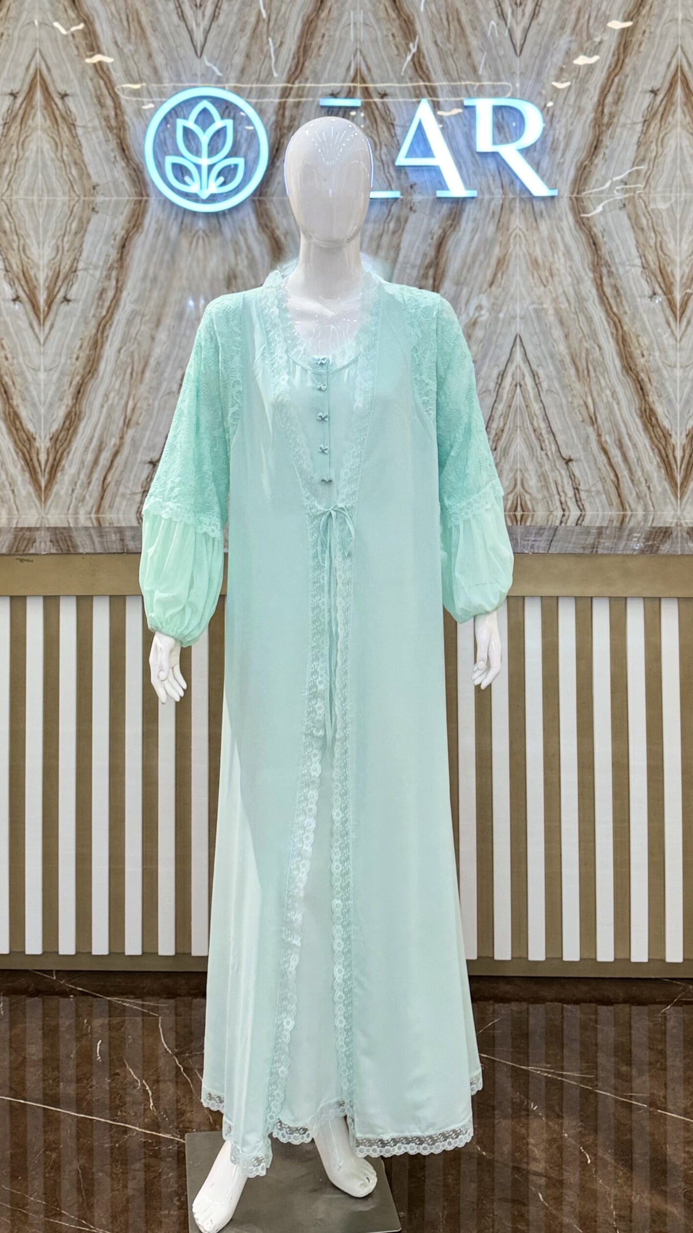 2PC. SET JALABIYA 42333 Mint