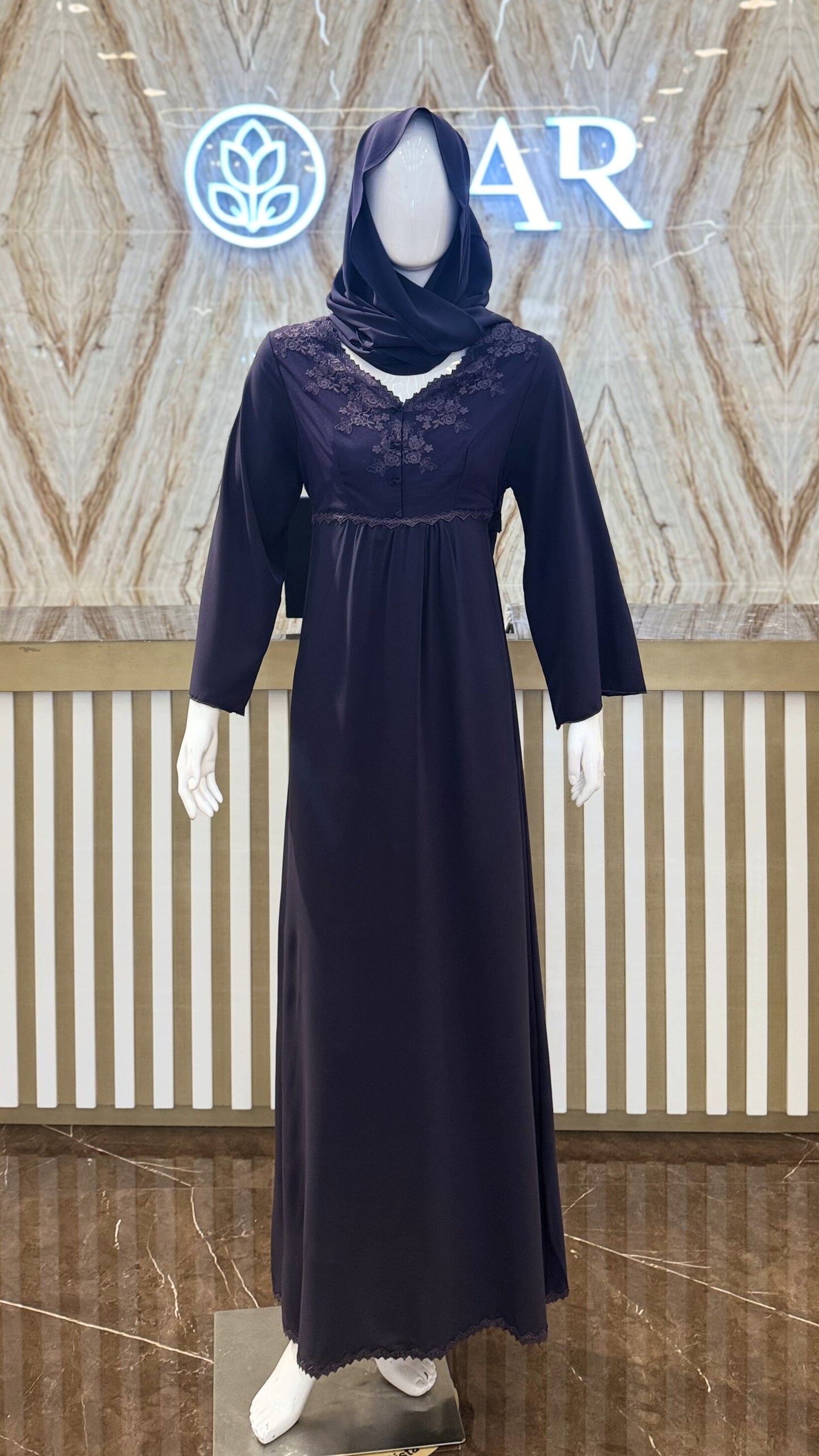 JALABIYA 12149 D.Purple