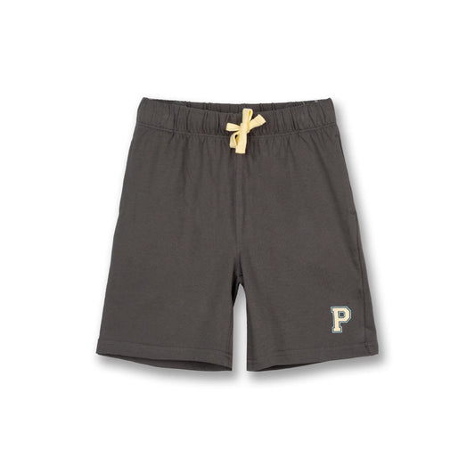 Poney Boys Dark Grey Basic Logo Bermuda