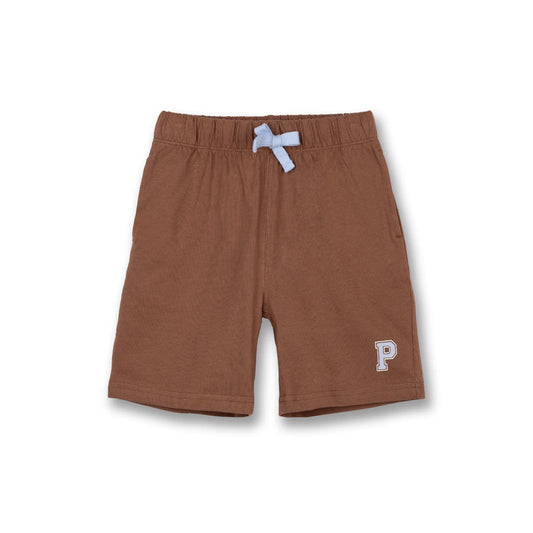 Poney Boys Dark Grey Basic Logo Bermuda