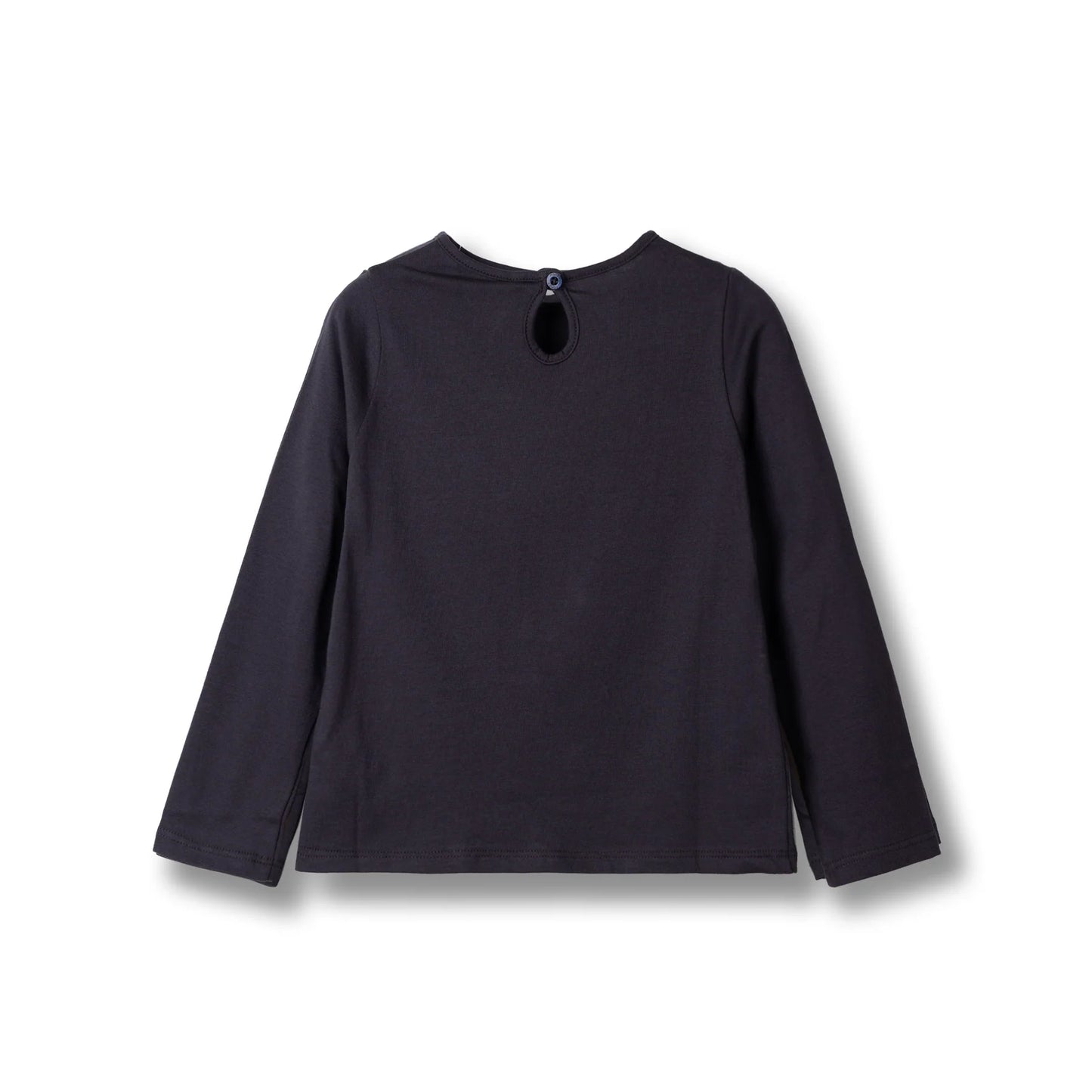 Poney Girls Dark Grey Choose Your Heart Long Sleeve Tee