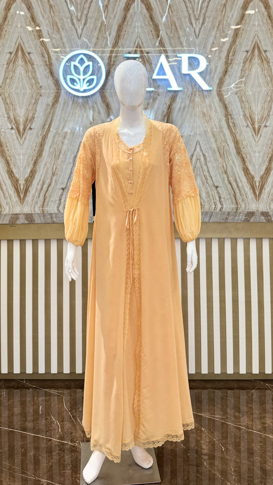 2PC. SET JALABIYA 42333 Orange